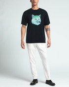 Maison Kitsuné Mens T-shirt in Midnight blue