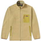 Nanga Men's Polartec Fleece Zip Jacket in Khaki