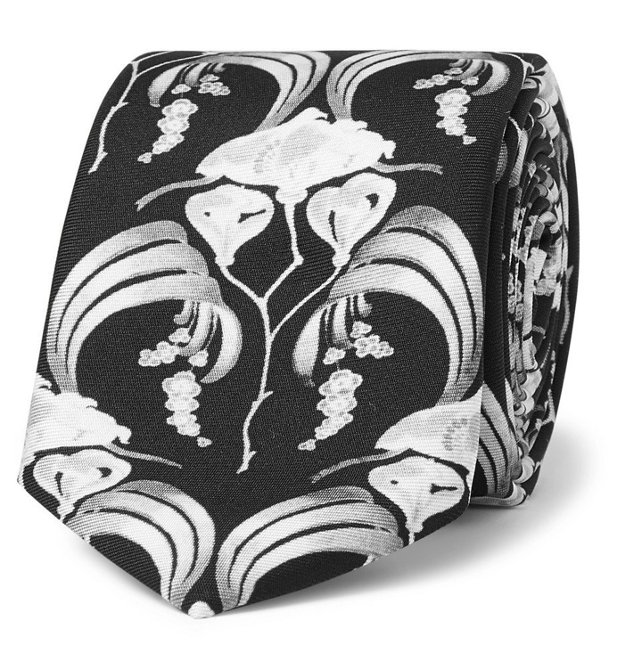 Photo: Dolce & Gabbana - 6.5cm Printed Silk-Faille Tie - Black