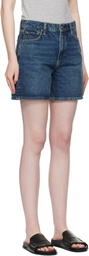 rag & bone Blue Kaia Denim Shorts