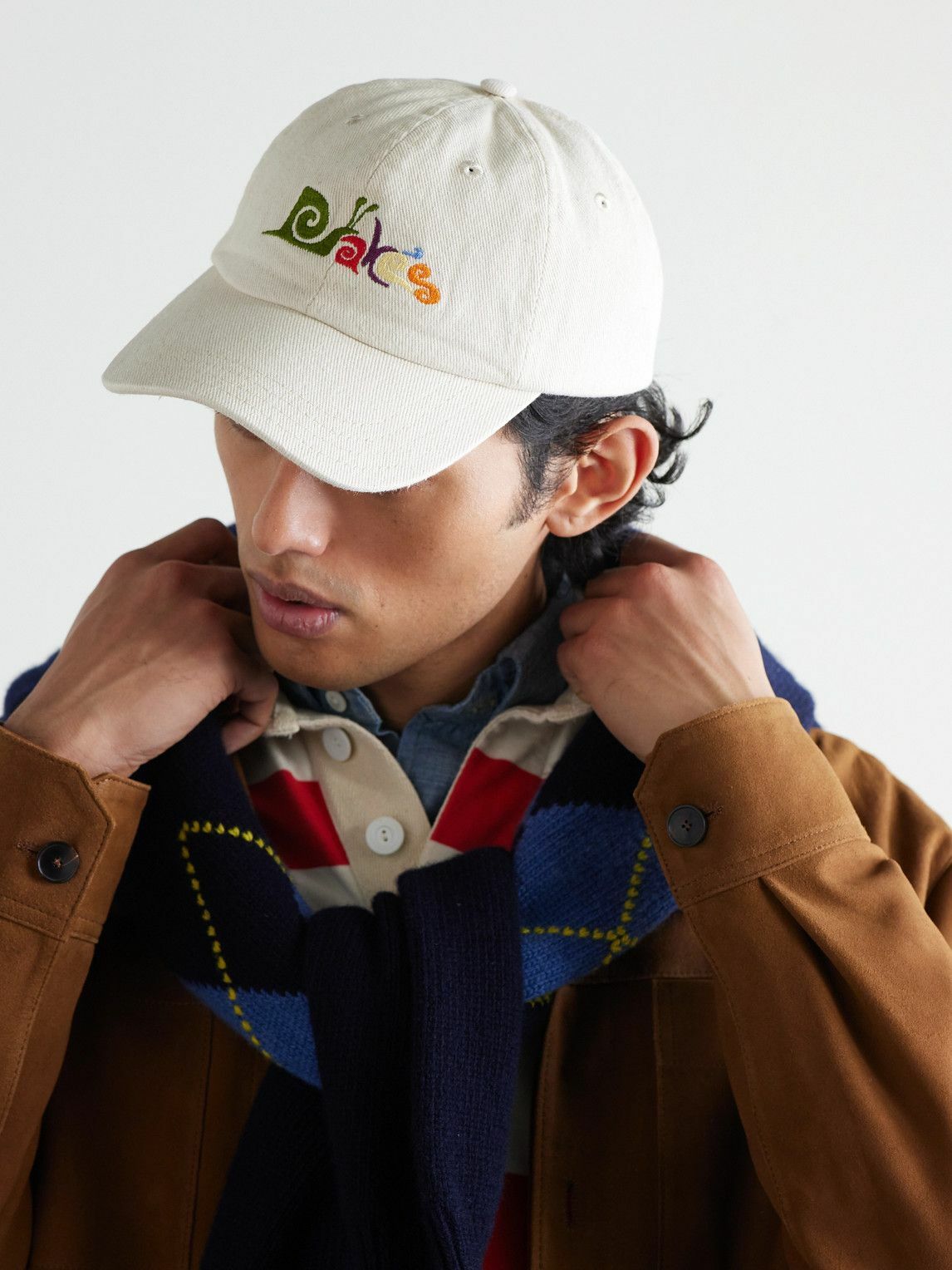 Drake's - Logo-Embroidered Cotton-Twill Baseball Cap
