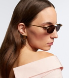 Cartier Eyewear Collection Panthère De Cartier rectangular sunglasses