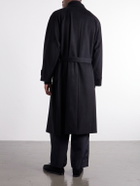 ssstein - Belted Wool and Cashmere-Blend Coat - Black