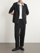 Barena - Double-Breasted Virgin Wool Suit Jacket - Black