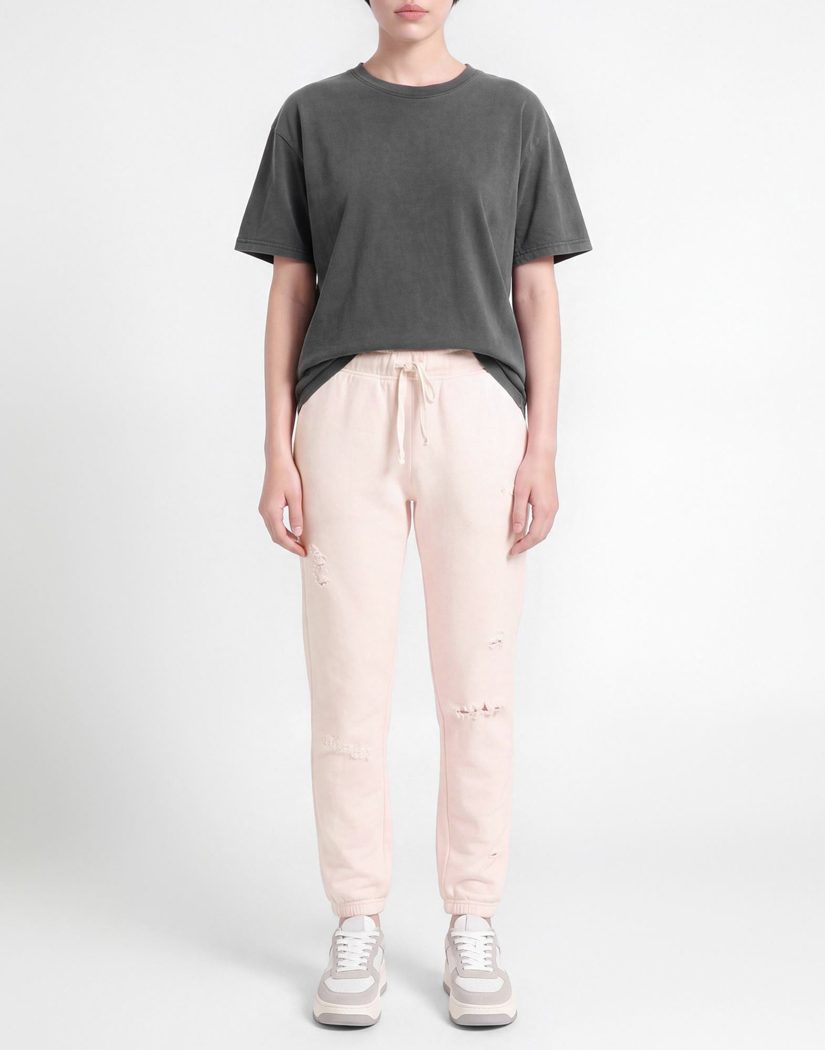 La Detresse Womens Pants Light in Pink