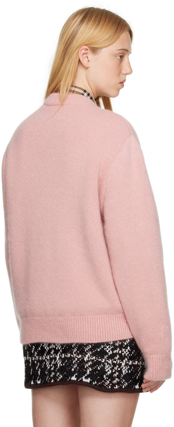 Burberry Pink Crystal EKD Cardigan Burberry