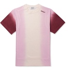 AMBUSH® - Logo-Embroidered Patchwork Tie-Dyed Cotton-Jersey T-Shirt - Pink