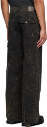(di)vision Black Pleated Trousers