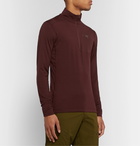 Arc'teryx - Satoro AR Wool-Blend Half-Zip Base Layer - Burgundy