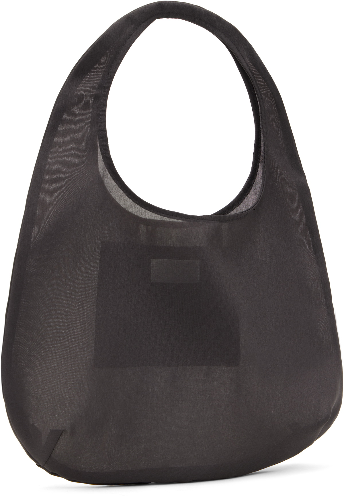 AMOMENTO Gray Sheer Tote