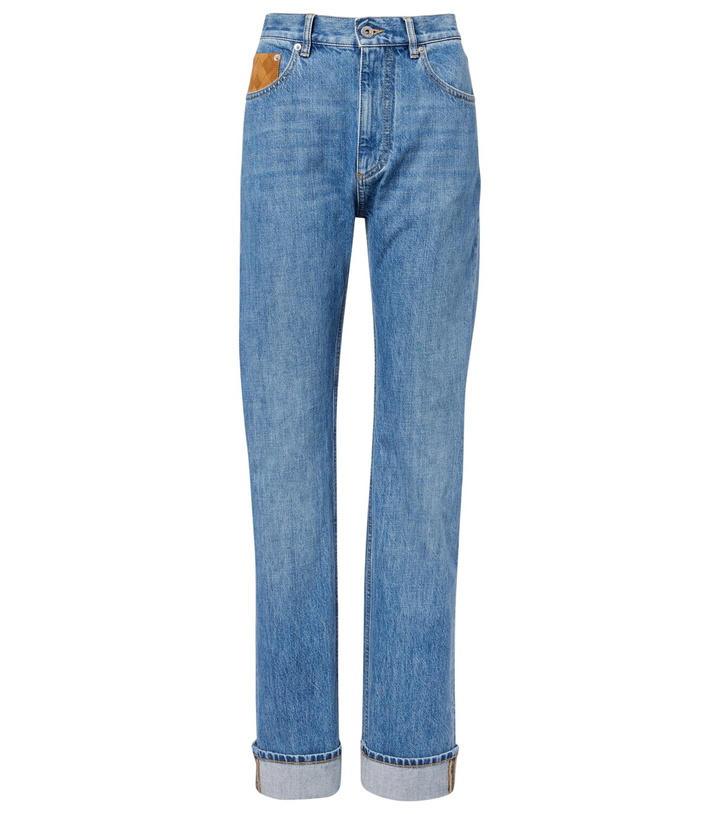 Photo: Bottega Veneta High-rise straight jeans
