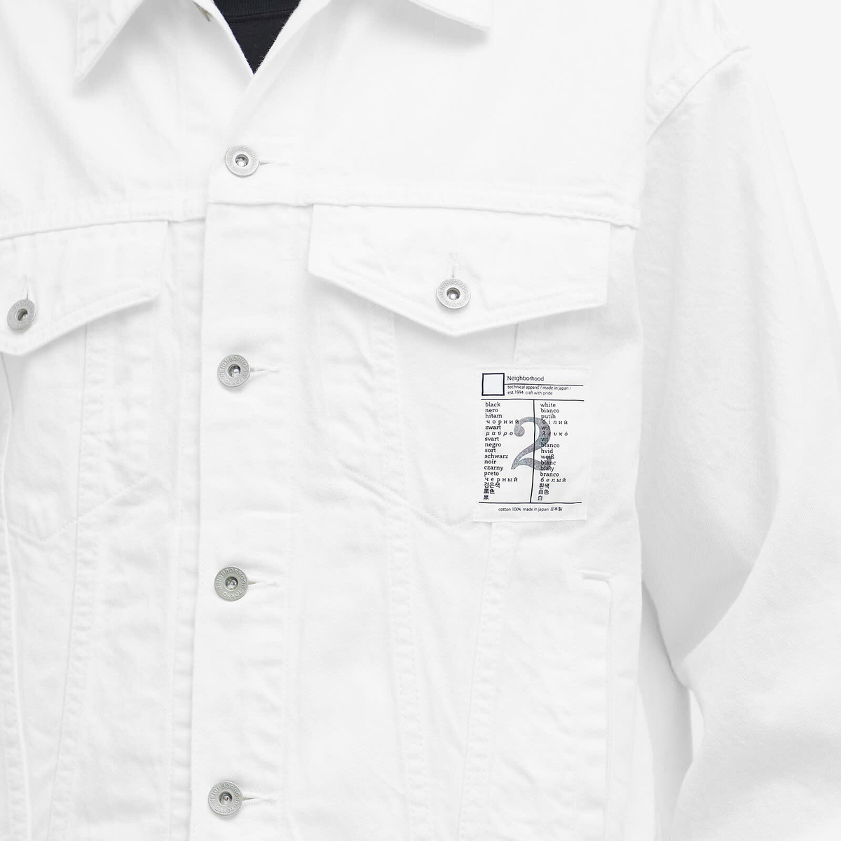 Neighborhood Men's Type-4 Jacket in White Neighborhood