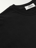 Adish - Logo-Print Cotton-Jersey T-Shirt - Black