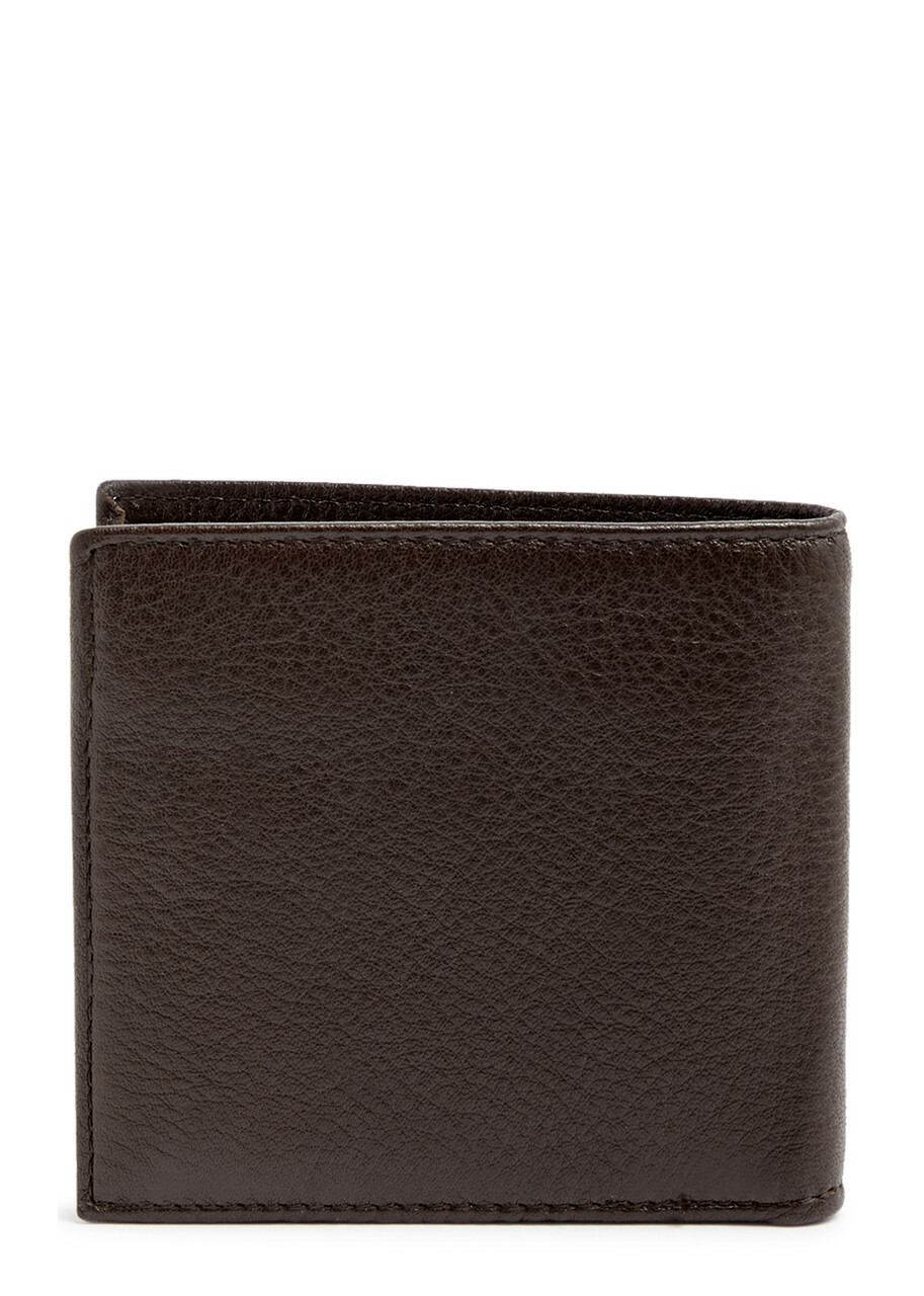 Polo Ralph Lauren Logo Leather Wallet - Brown - One Size