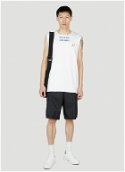Raf Simons x Fred Perry - Printed Vest Top in White
