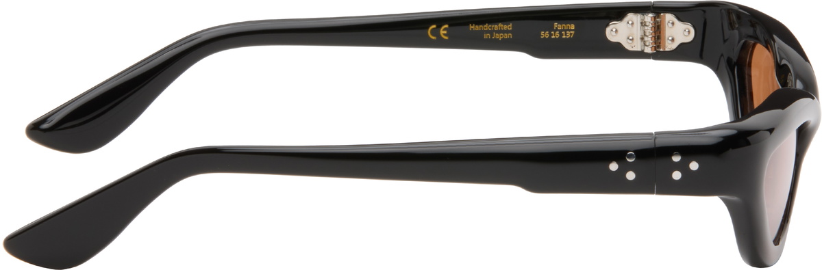PORT TANGER★FANNA キャットアイフレーム サングラス 関税込み Fanna | Black Acetate | Amber Lens | Port Tanger Sunglasses