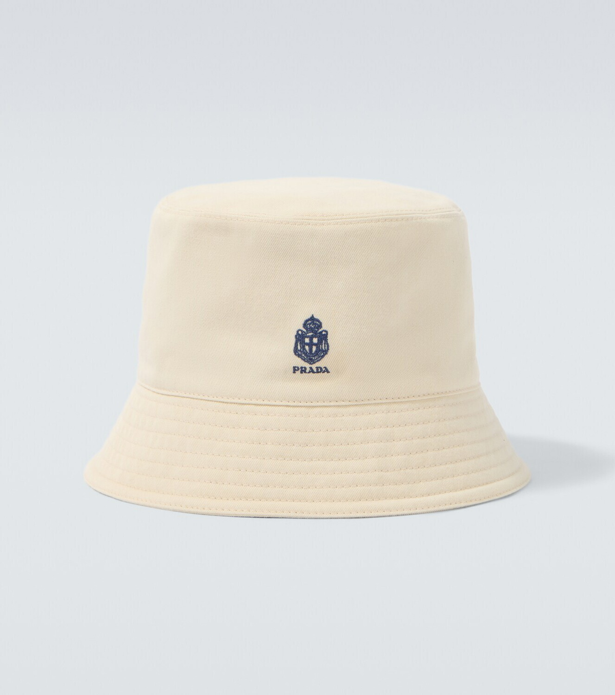 Prada Logo canvas bucket hat