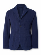 Blue Blue Japan - Sashiko Indigo-Dyed Cotton Suit Jacket - Blue