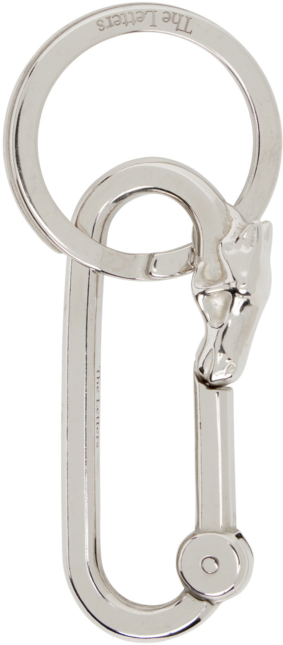 The Letters Silver Horse Face Keychain
