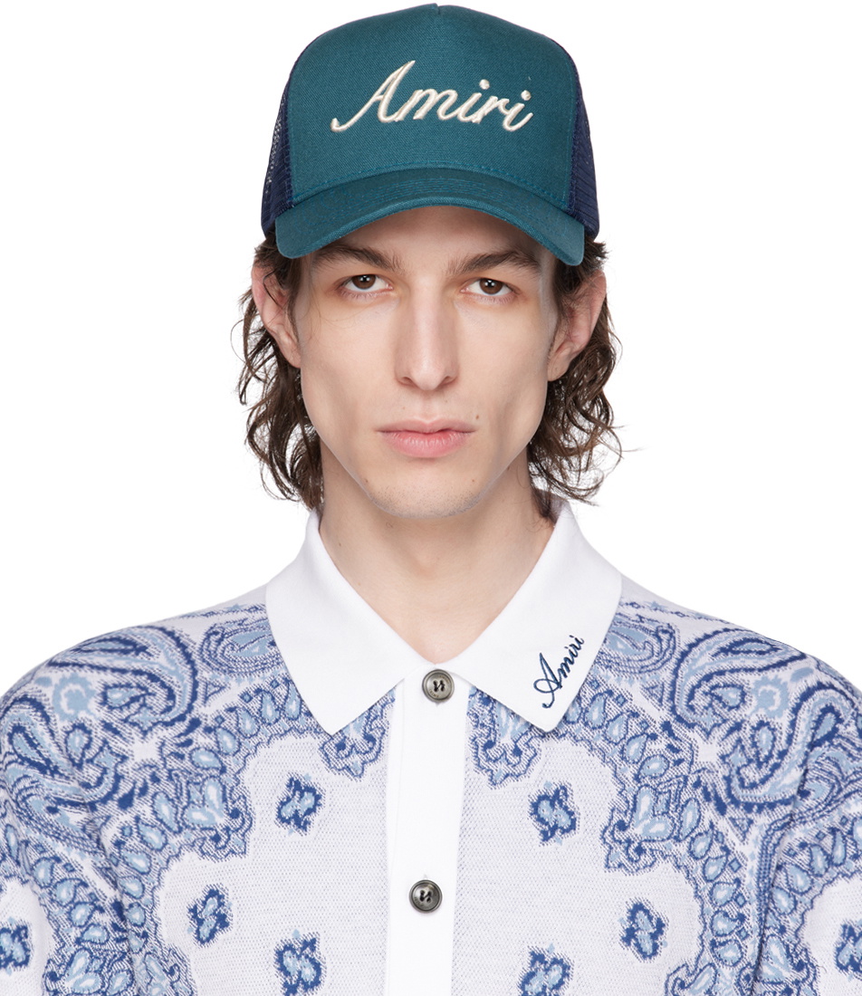 AMIRI Blue Script Cap Amiri