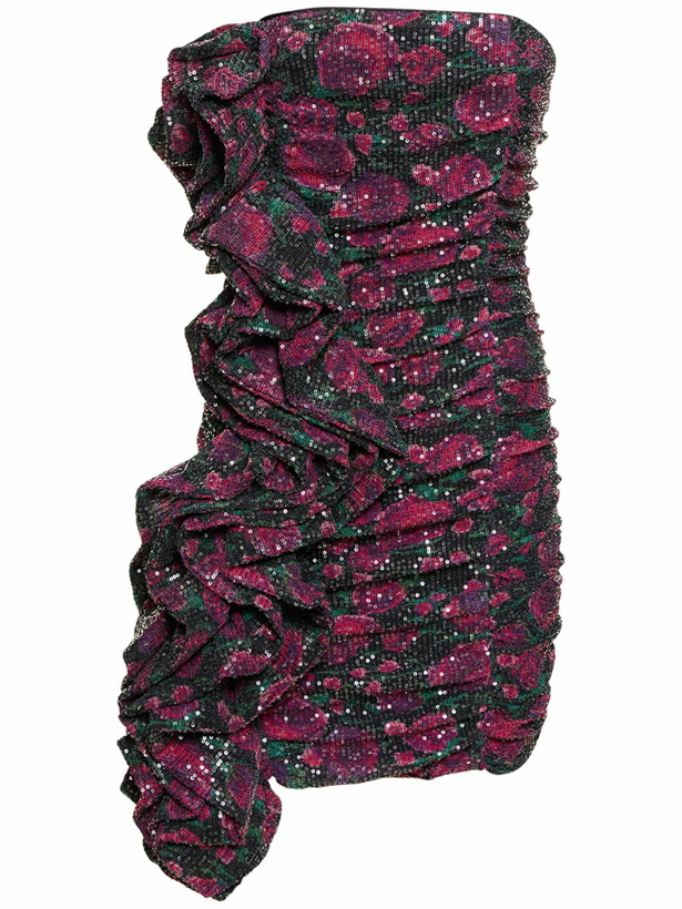 Photo: ROTATE - Sequined Ruffled Mini Dress