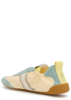 Chloe Kick Panelled Nylon Sneakers Yellow