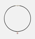Stone and Strand Festival Vibes 14kt gold choker with tourmaline