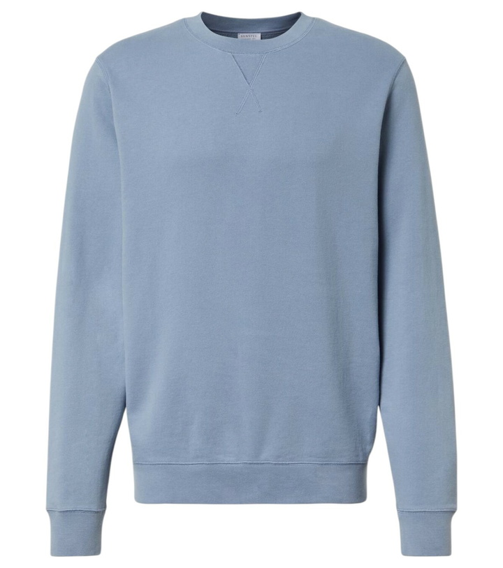 Photo: Sunspel Cotton loopback sweatshirt