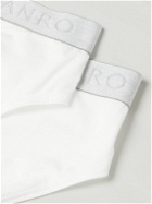 Hanro - Two-Pack Stretch-Cotton Briefs - White