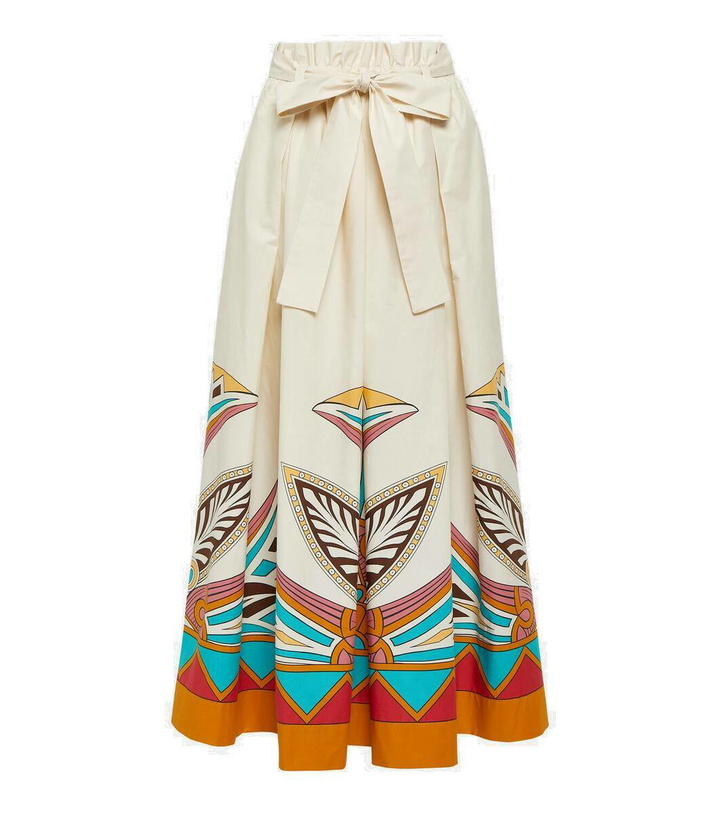 Photo: La DoubleJ Sardegna cotton poplin maxi skirt