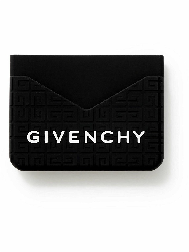Photo: Givenchy - Logo-Debossed Rubber Cardholder