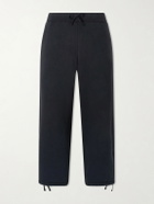 A.PRESSE - Vintage Straight-Leg Cotton Sweatpants - Black