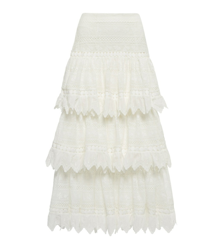 Photo: Zimmermann - Prima Insert lace midi skirt