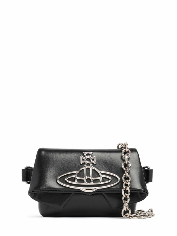 Photo: VIVIENNE WESTWOOD Mini Courtney Chain Silky Leather Bag