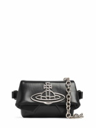 VIVIENNE WESTWOOD Mini Courtney Chain Silky Leather Bag