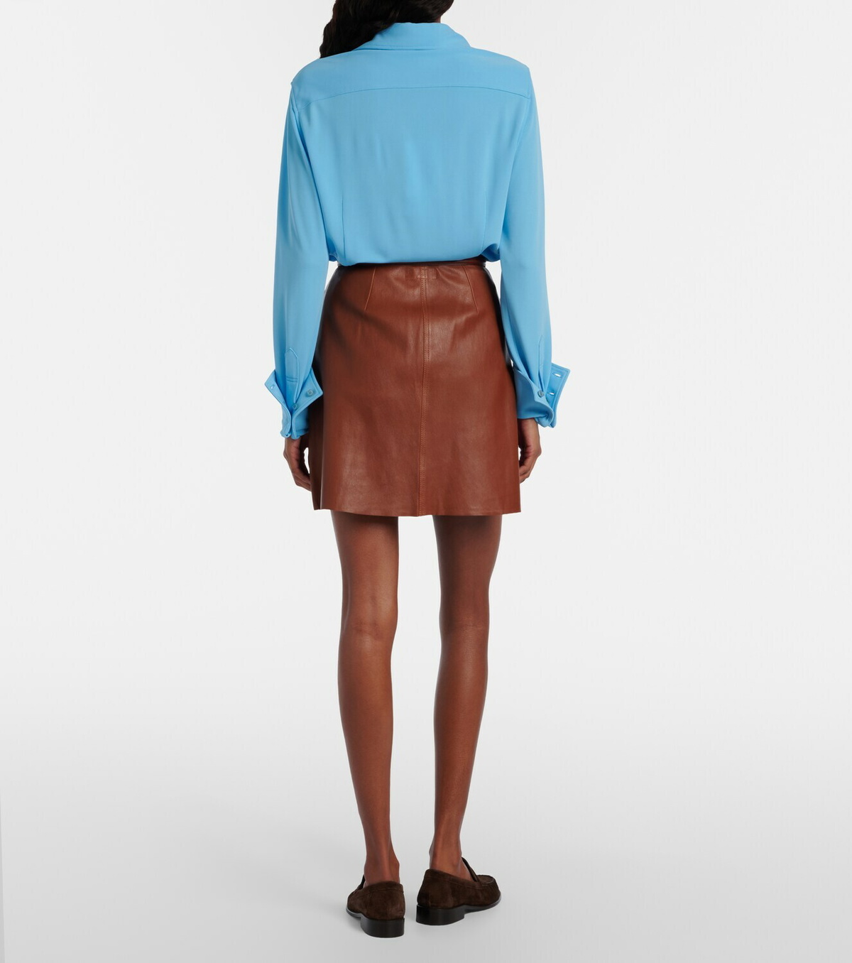 Stouls Lucie 22 leather miniskirt