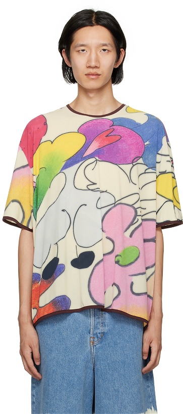 Photo: SUNNEI Multicolor Whatever Print T-Shirt