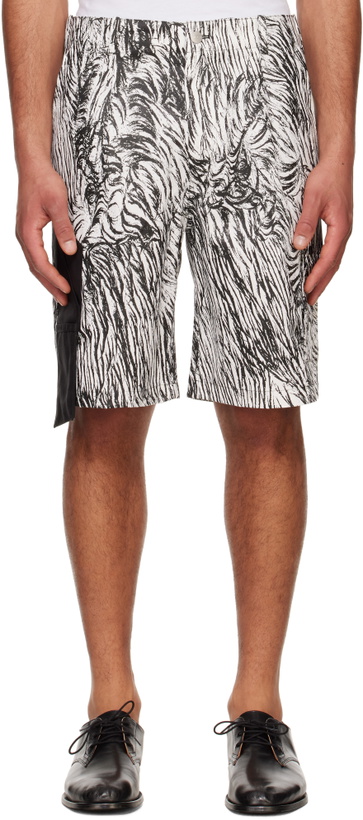 Photo: Olly Shinder White & Black Gardiner Shorts
