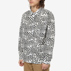 Heresy Men's Woodblock Shirt in White/Black