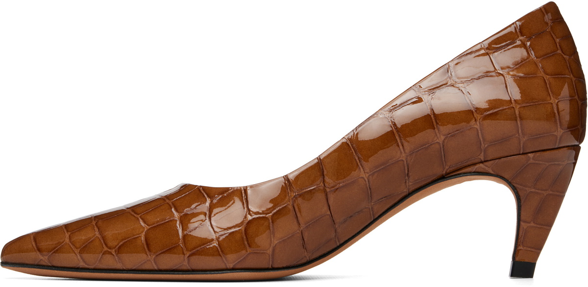 JUDE Brown Blade Pump Heels