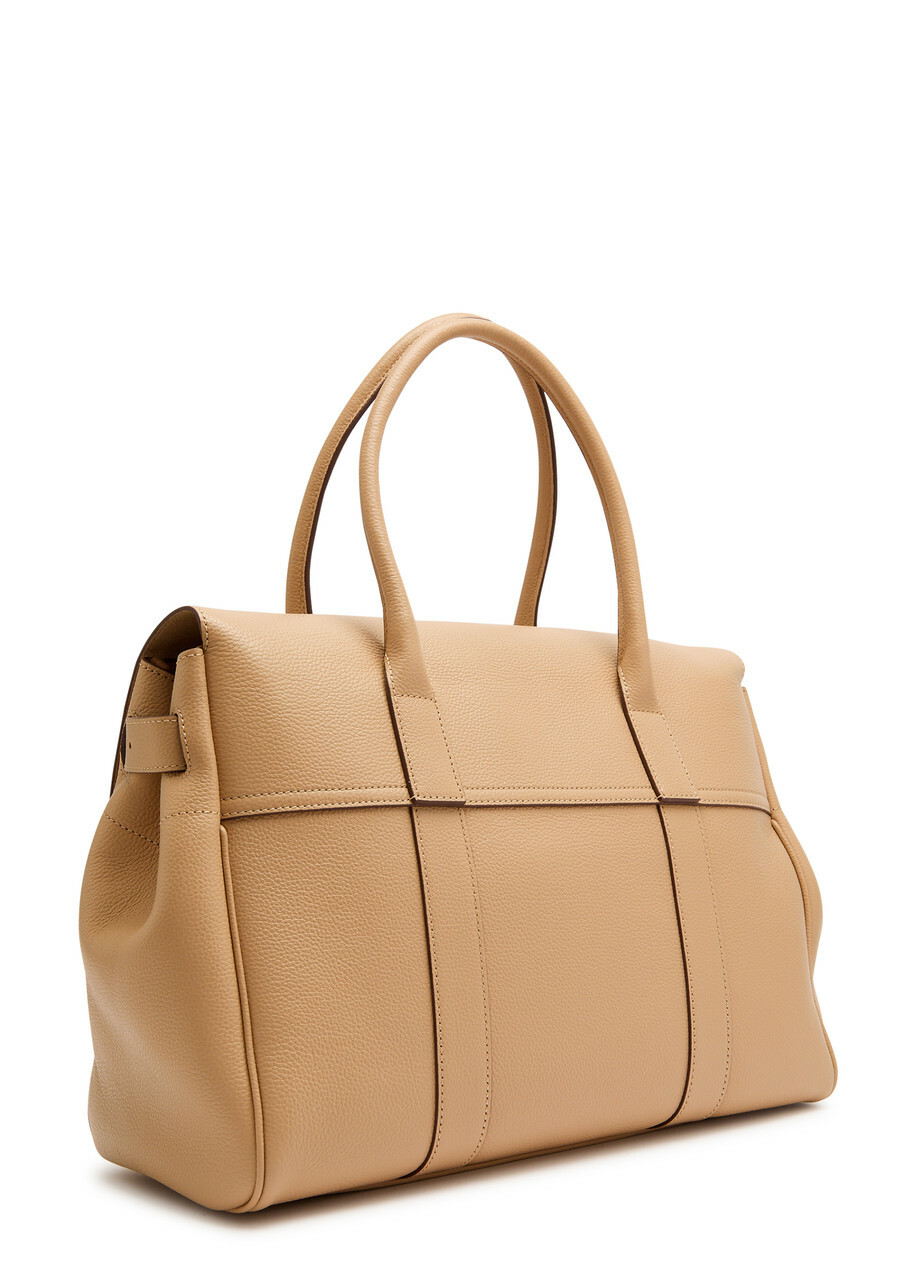 Mulberry Bayswater Small Grained Leather Shoulder bag - Beige - One Size