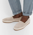 Mulo - Suede Espadrilles - Beige