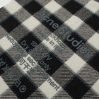 Acne Studios Men's Cassiar Check Narrow New Scarf in Grey/Black/White