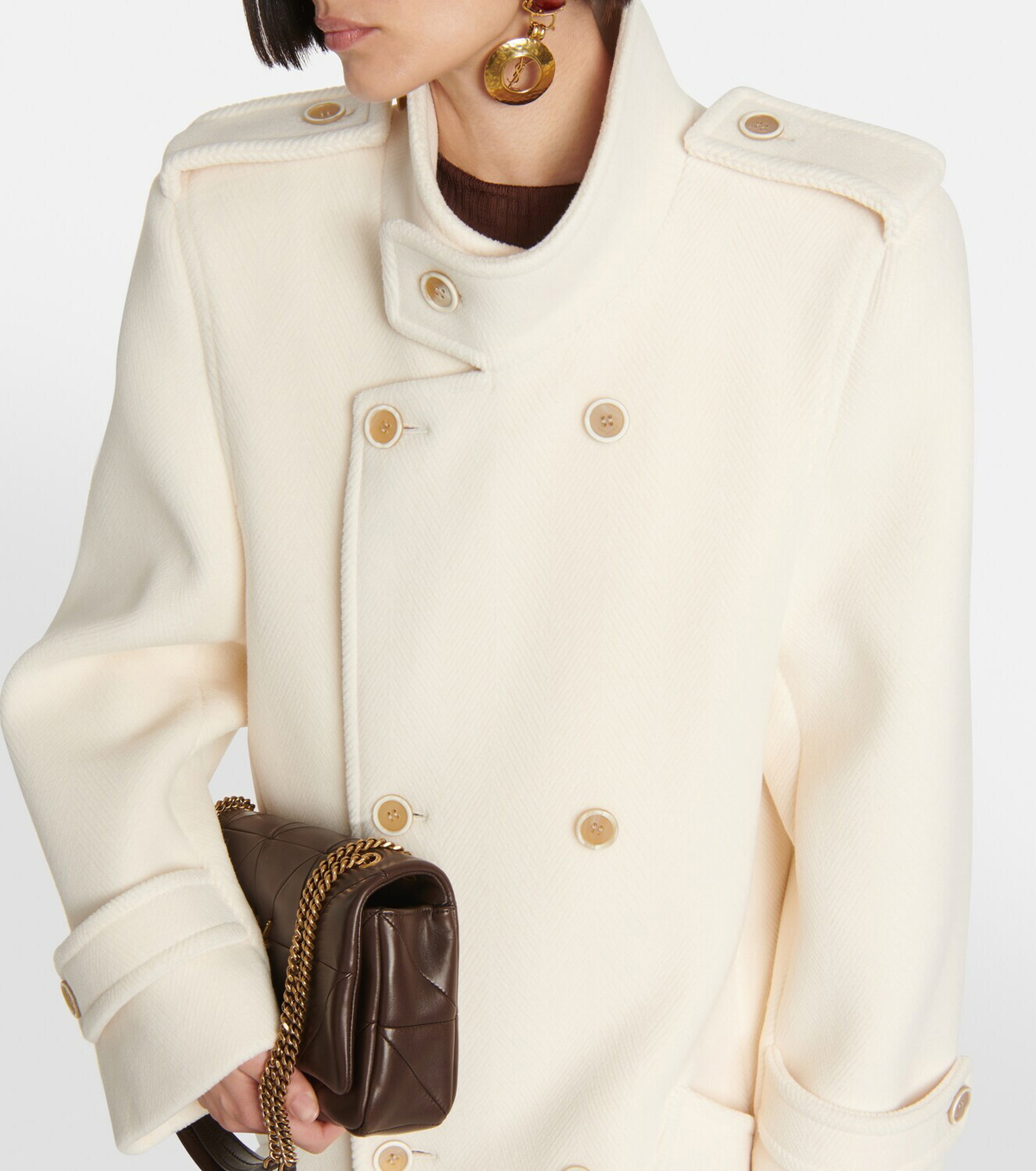 Saint Laurent Oversized wool coat Saint Laurent