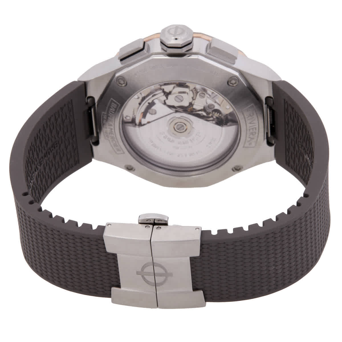 Baume et Mercier Riviera Chronograph Automatic Grey Dial Mens Watch M0A10722