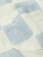 JACQUEMUS - Checked Cotton and Linen-Blend Blouson Jacket - Multi