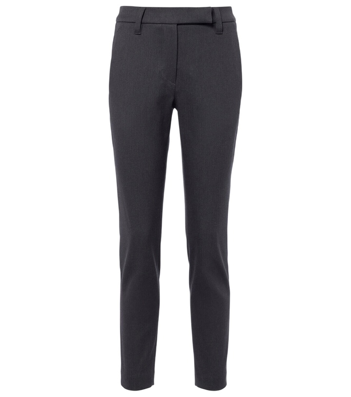 Photo: Brunello Cucinelli Cotton-blend slim pants