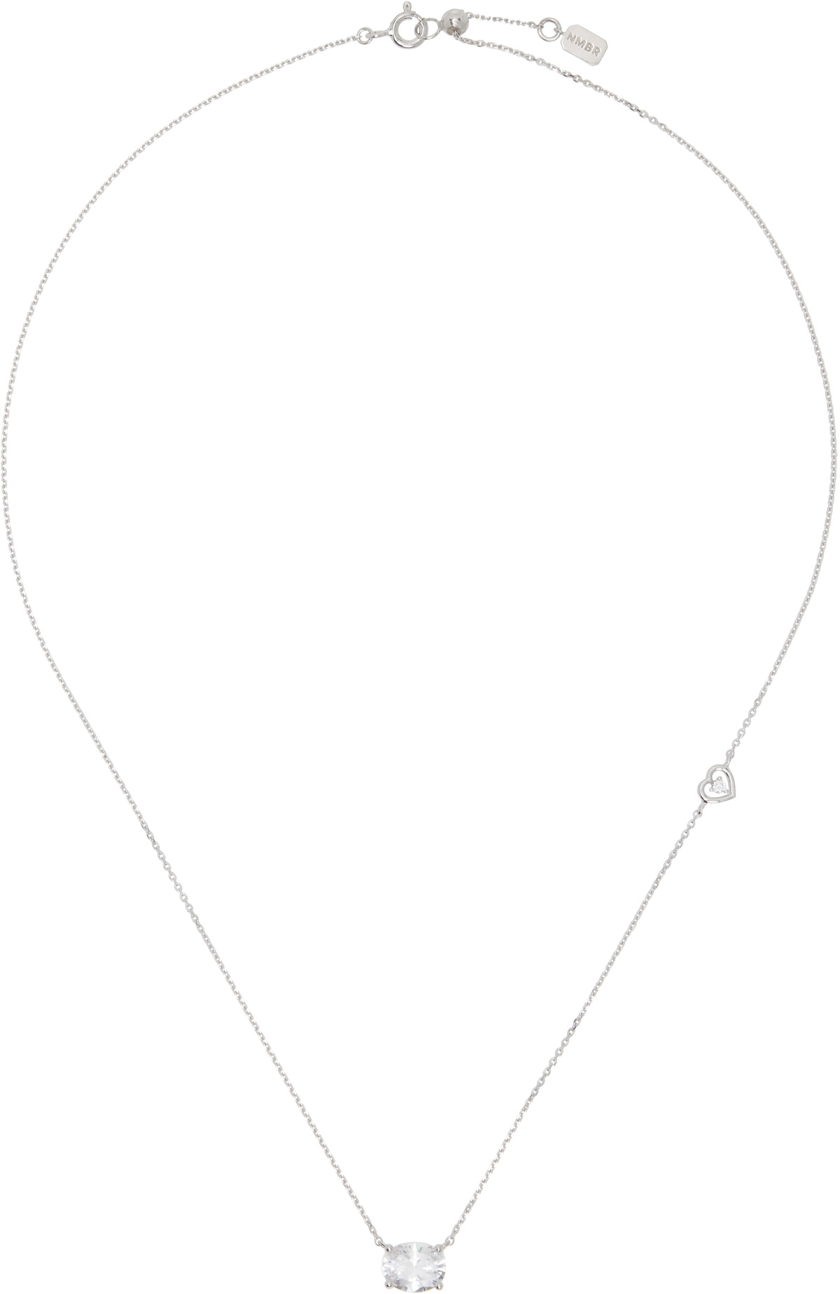 Numbering Silver #3710 Tennis Necklace Numbering