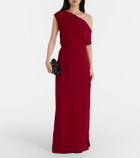 Proenza Schouler Rosina one-shoulder crêpe gown