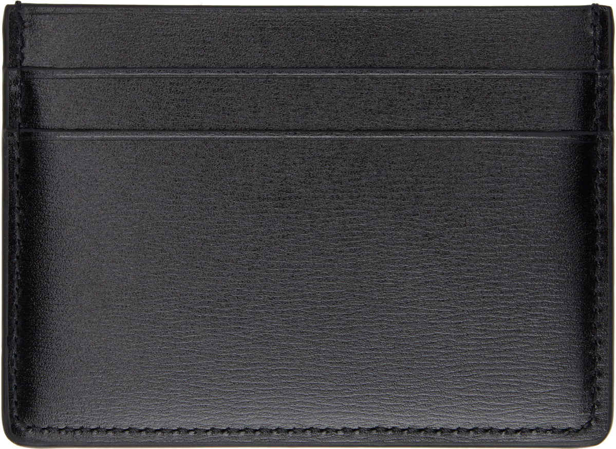 Jil Sander Black Credit Card Holder
